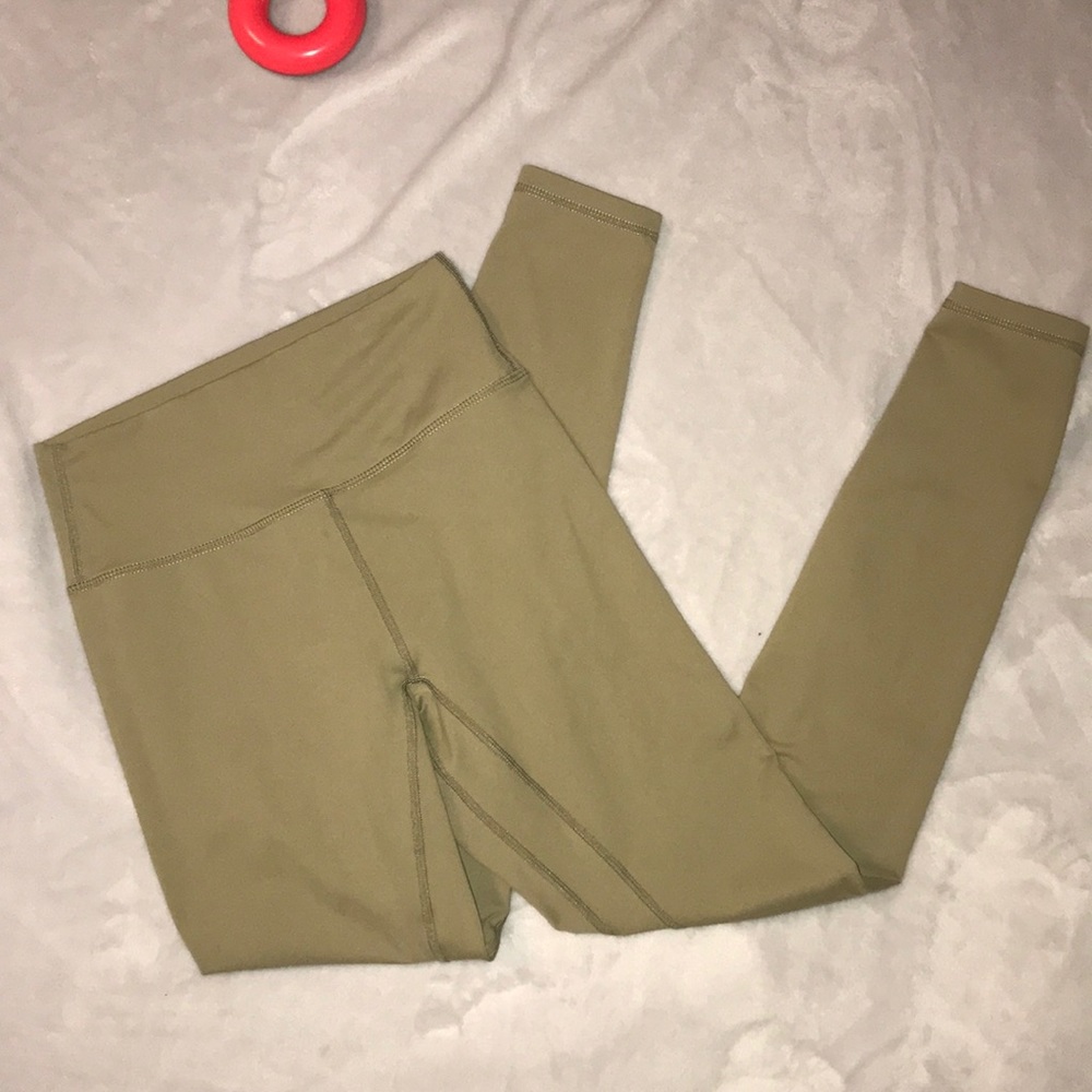 Till you collapse olive leggings TYC